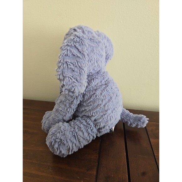 Jellycat London Fuddlewuddle Blue Gray Elephant 8” Plush Stuffed Animal Lovey - Picture 2 of 5